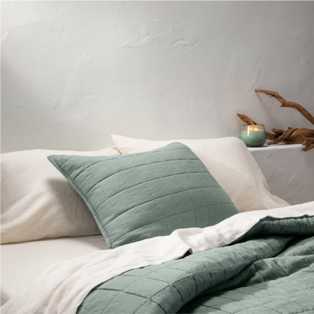 CASALUNA SAGE STANDARD LINEN BLEND‎ SHAM